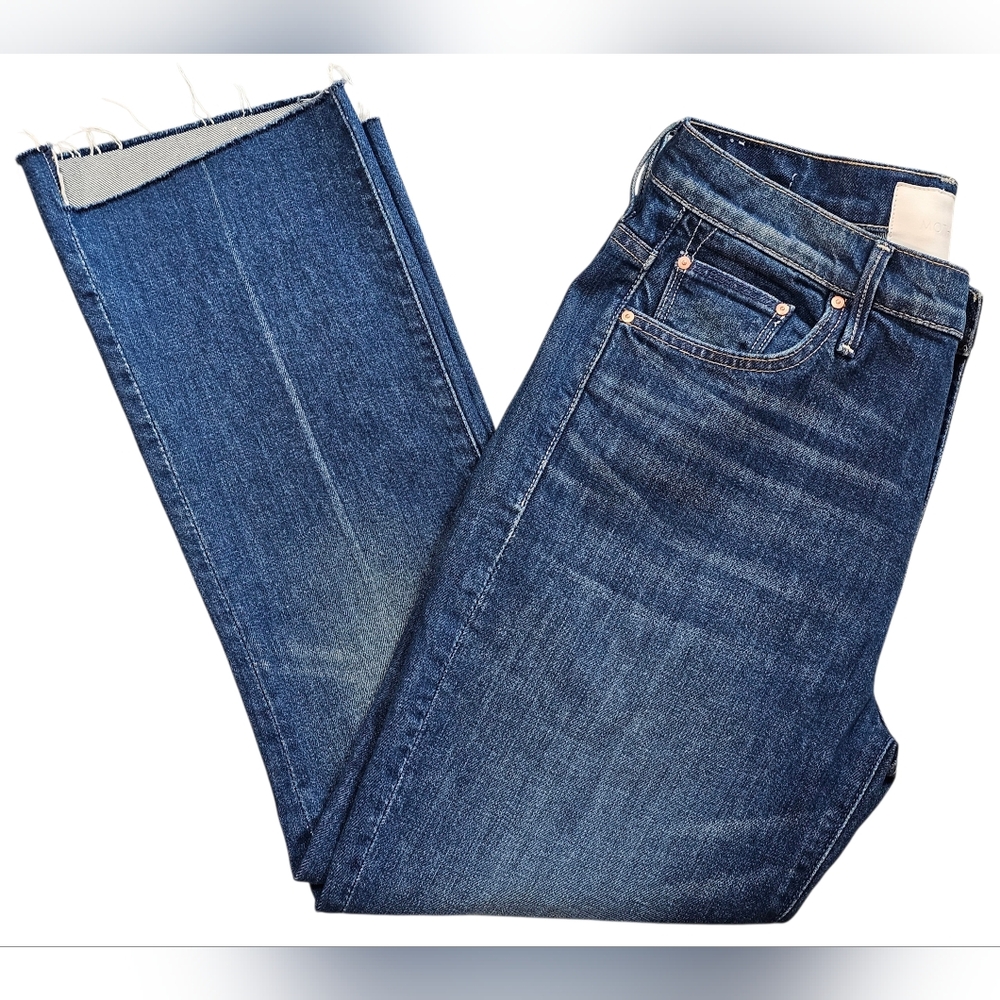MOTHER Superior The Insider Crop Step Fray, Bad Reputationsn Size 30 - Picture 4 of 13